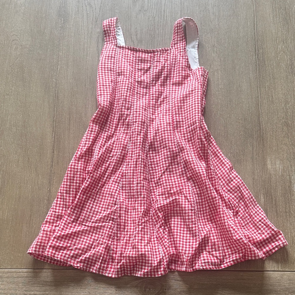 Abercrombie Kids Red Gingham Dress